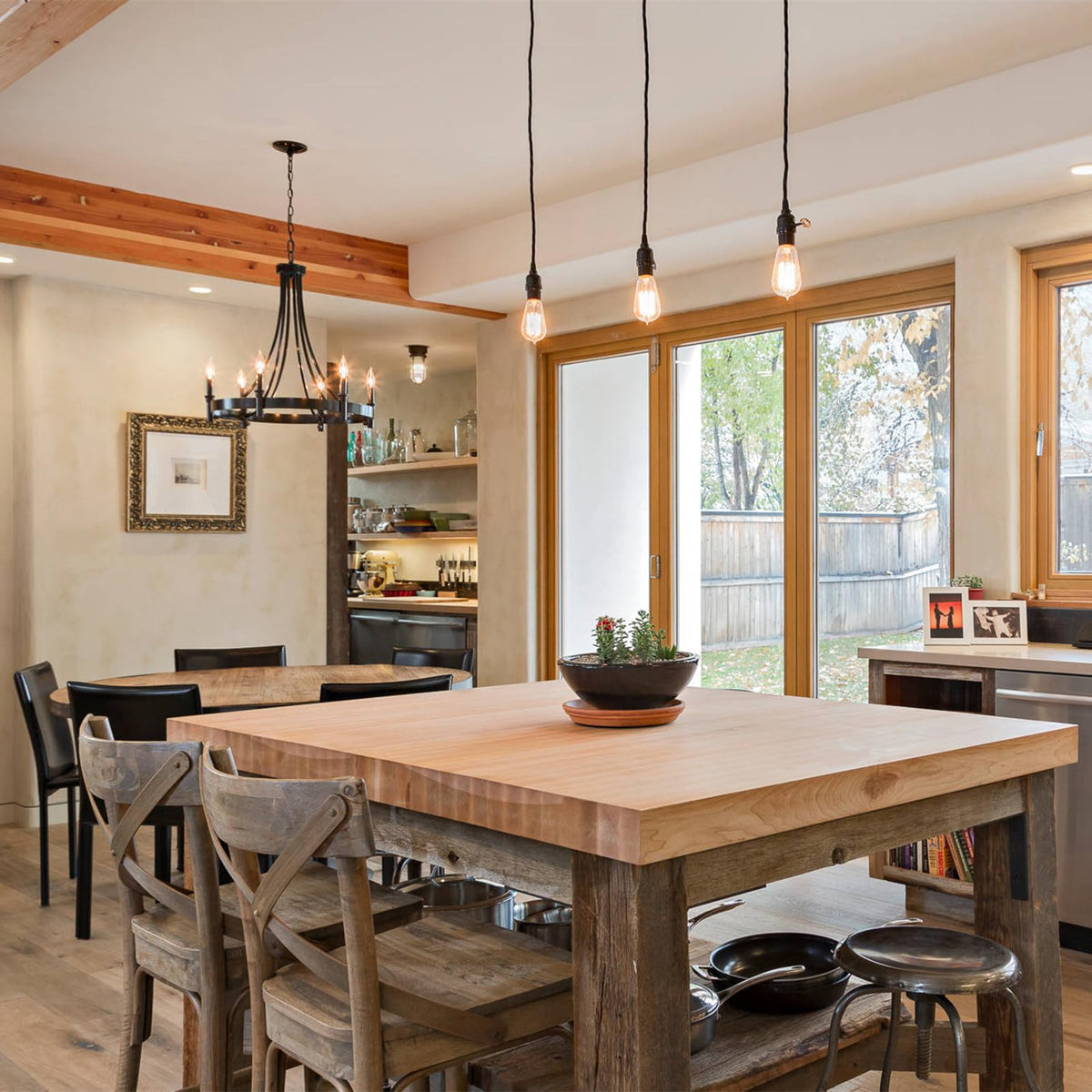 Gozelux filament LED bulbs enhance ambiance with retro charm in home or shop settings.