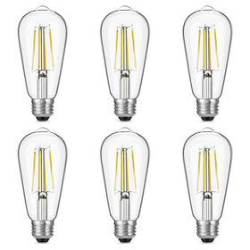 Gozelux vintage LED Edison bulbs front view, ideal for retro fixtures.