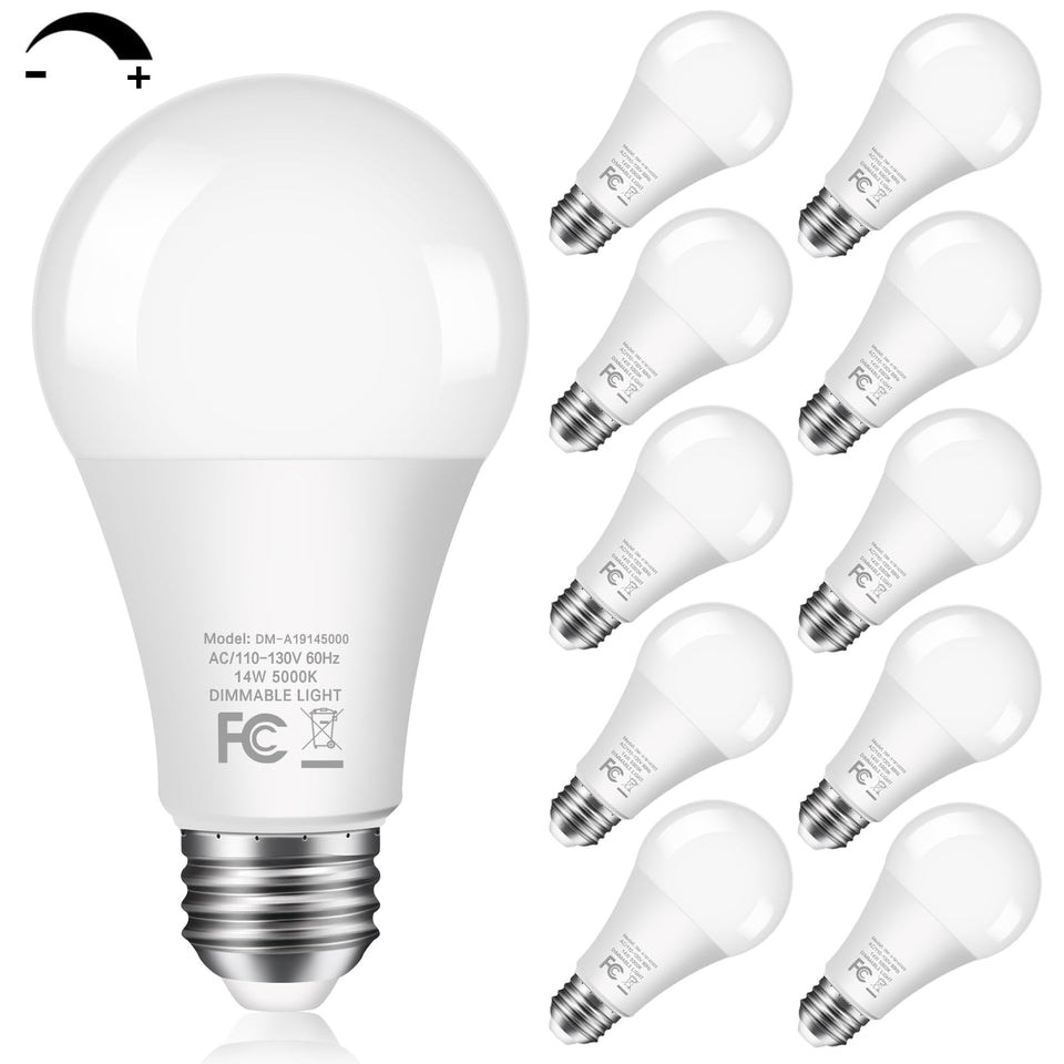 GOZIG 14W LED bulbs in a package showing energy-efficient option