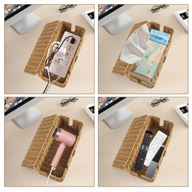 Gozola home office decor as a cable organizer.