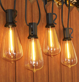 GPATIO outdoor string lights illuminate patios for cozy evenings and reliable weather resistance.