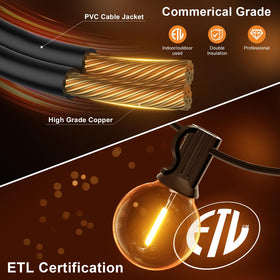 GPATIO waterproof sockets ensure weather-ready performance for outdoor decor.