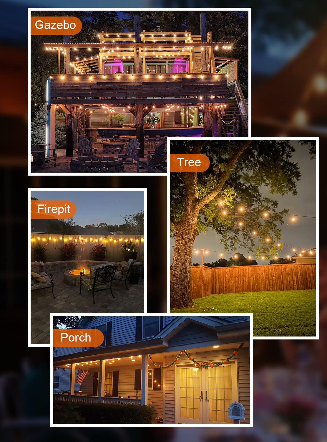 GPATIO shatterproof LED bulbs offer safety conscious ambience without worry.