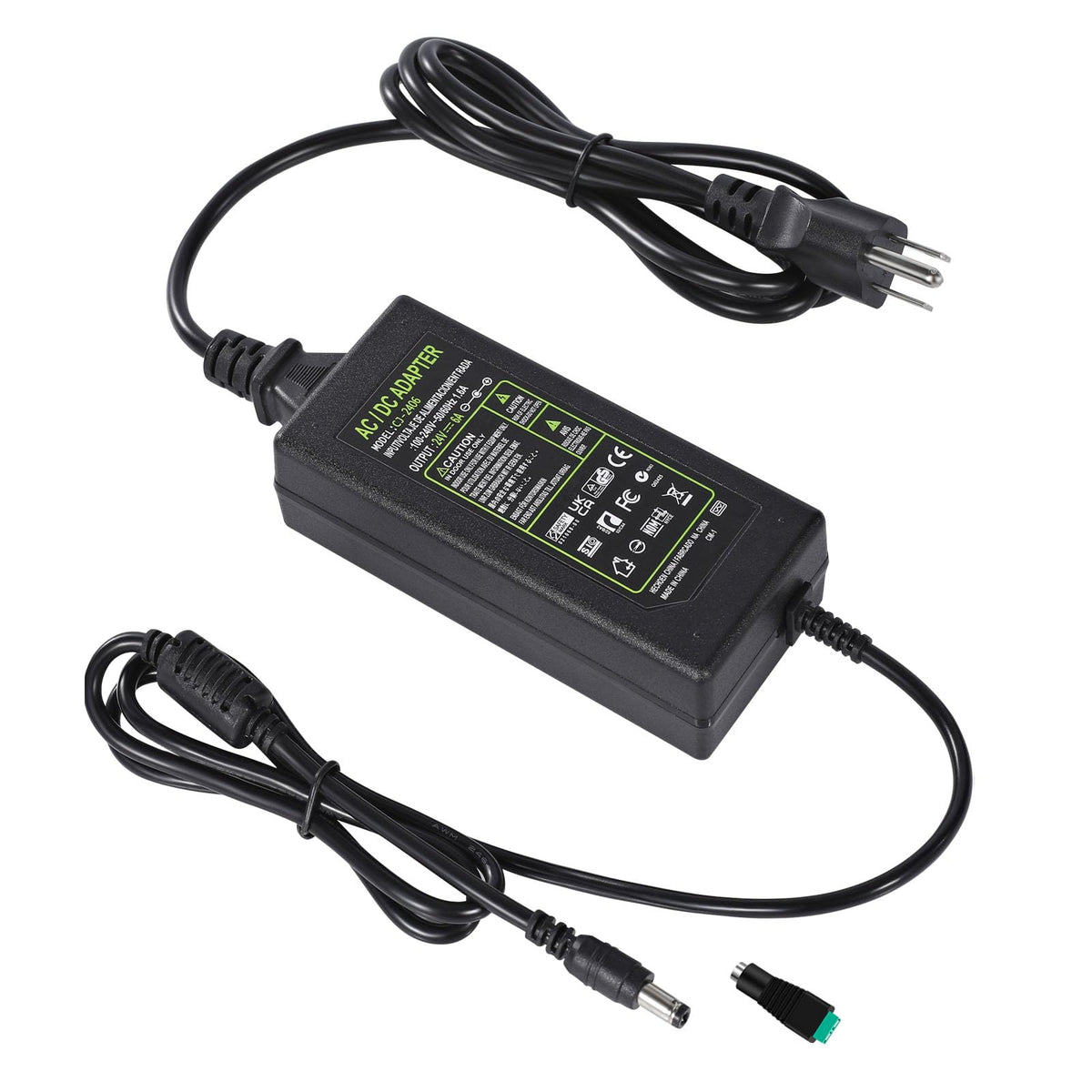 GPJYD 24V 6A power supply front view shown for compact integration