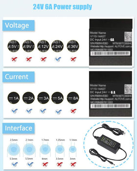 GPJYD power supply side view highlighting slim profile for tight spaces