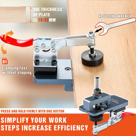 GQGP depth adjustment ring ensures customizable drilling depth