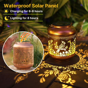 Gr8Gardens waterproof lantern for yard with bright LED performance.