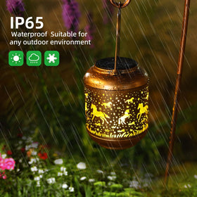 Gr8Gardens outdoor lantern IP65 waterproof withstands rain and seasonal wear.