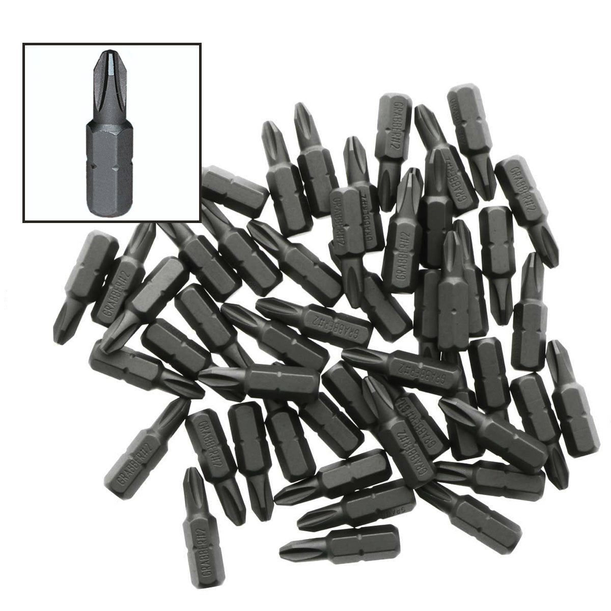 Grabber long-life bit showing high torque for tough drywall tasks.