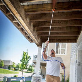 Graco 243298 tip extension enabling ceiling spraying from ground level.