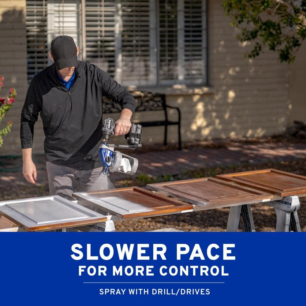No thinning needed to achieve a professional look on paint or stain.