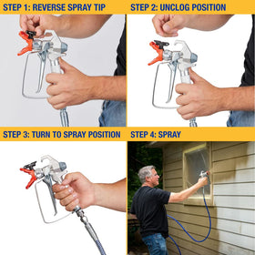 Graco TRU311 compatible sprayer setup shows seamless Graco integration.