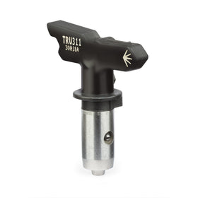 Graco TRU311 deck application scene demonstrates precise spray on outdoor surfaces.