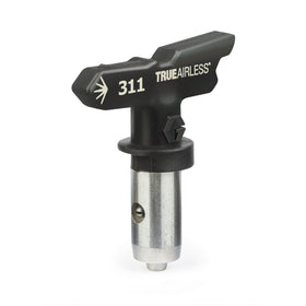 Graco TRU311 reversible tip operation illustrating easy clog clearance.