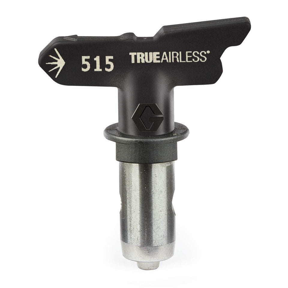 Graco TrueAirless 515 spray tip with 10-inch pattern for large exterior surfaces.
