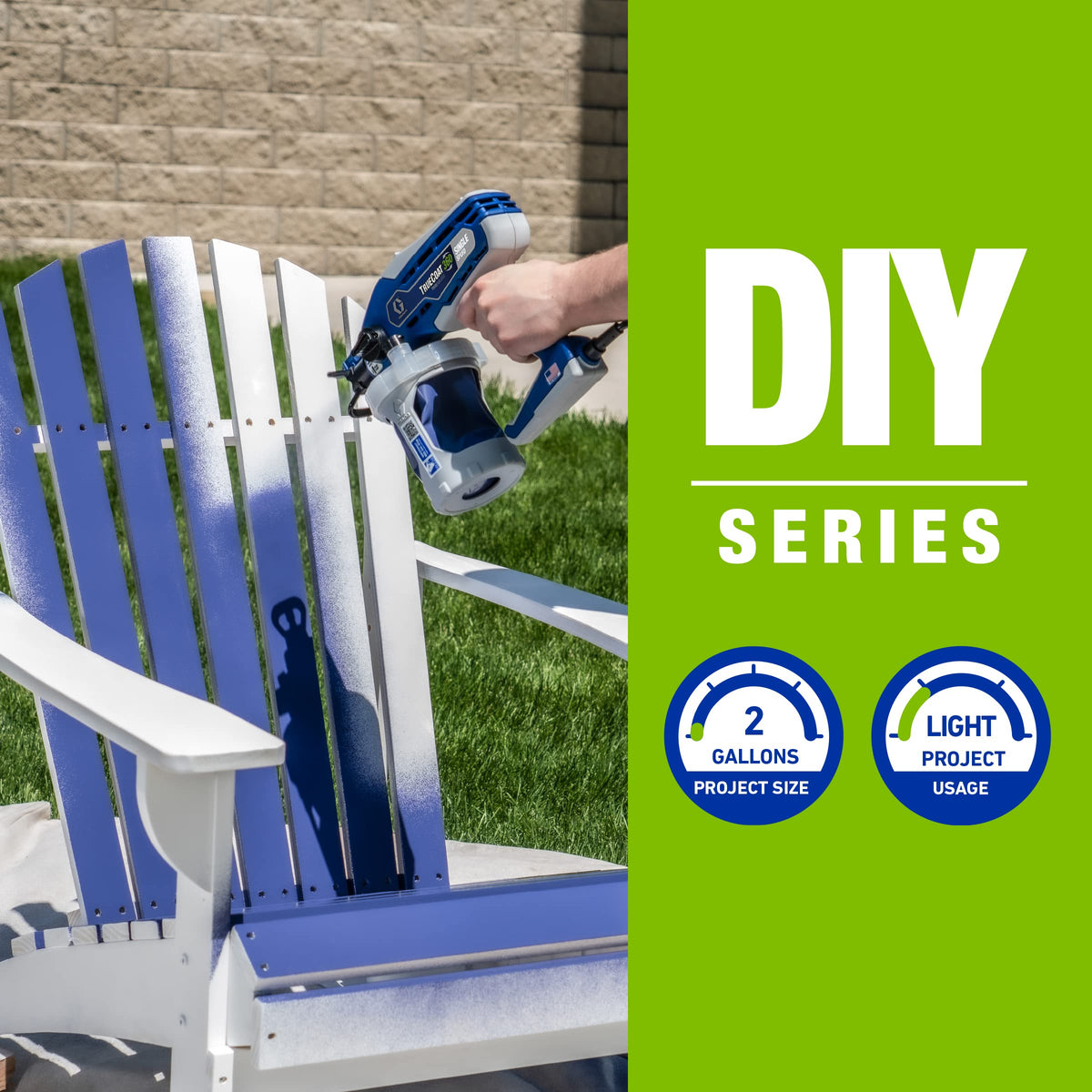 Graco TrueCoat 360 fill funnel system promotes mess-free prep.