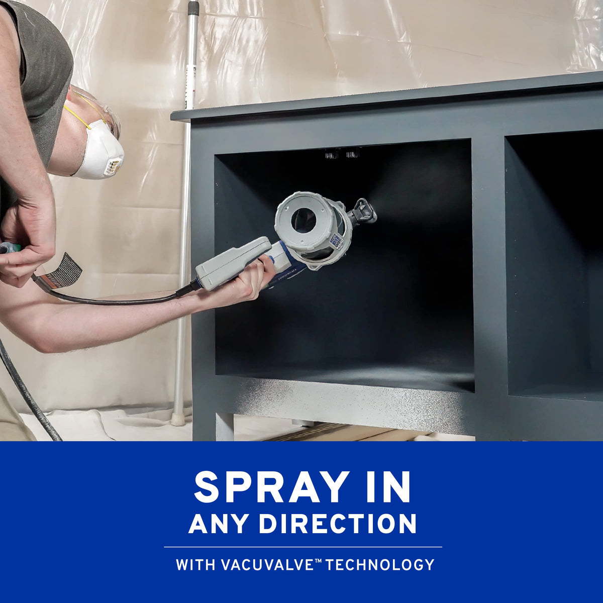 Graco TrueCoat 360 FlexLiner system simplifies setup and priming.