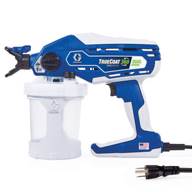Graco TrueCoat 360 front view sprayer for DIY projects, easy finish.