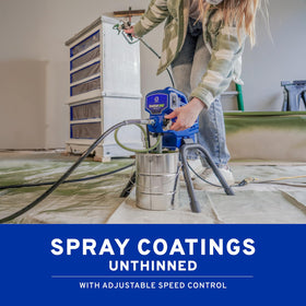 Graco TrueCoat One PowerFlush adapter speeds cleanup after painting.