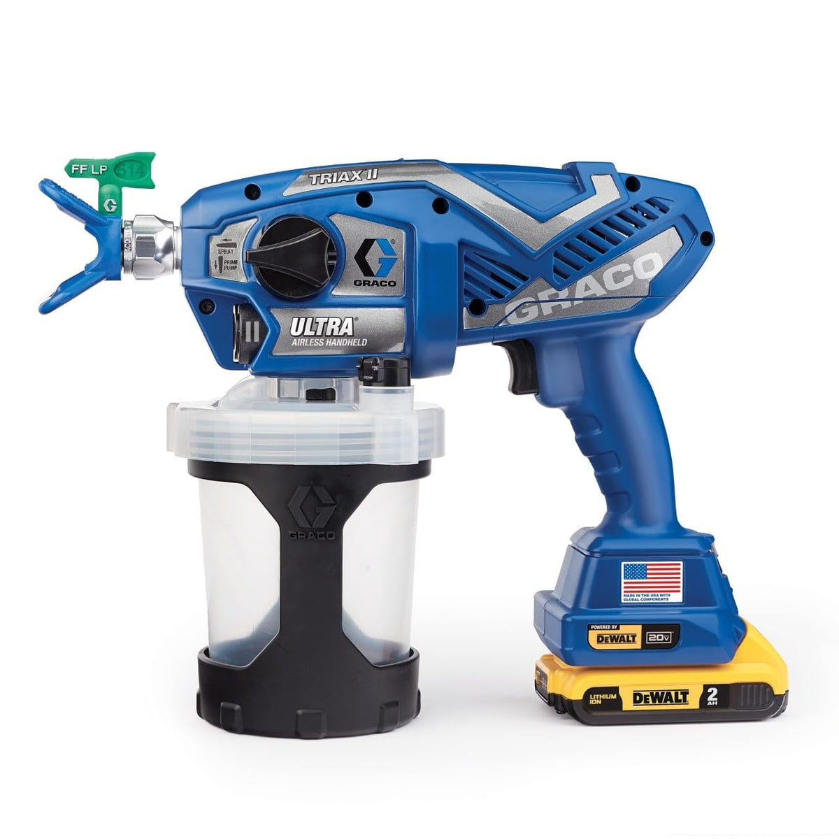 Graco Ultra Cordless Airless Handheld Sprayer setup shows quick assembly for on-site projects
