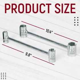 Granatan adjustable hinge wrench with 23-25mm head for larger hinge adjustments