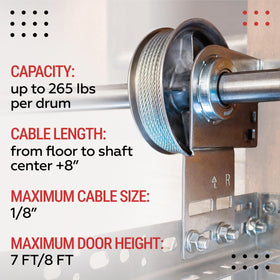 Granatan aluminum die-cast construction ensures long-term garage door parts