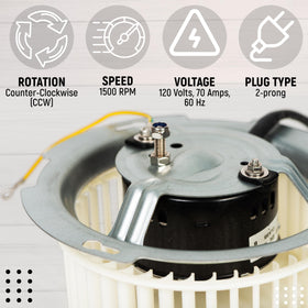 Granatan CCW rotation motor design supports balanced venting