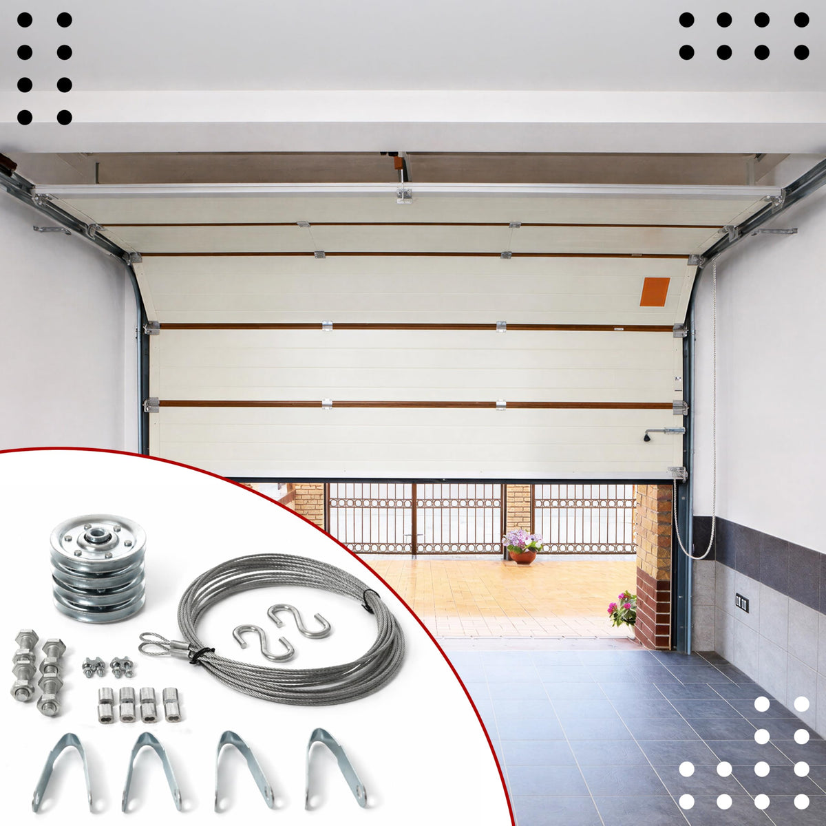 Granatan galvanized pulley wheels designed for durable, smooth operation.