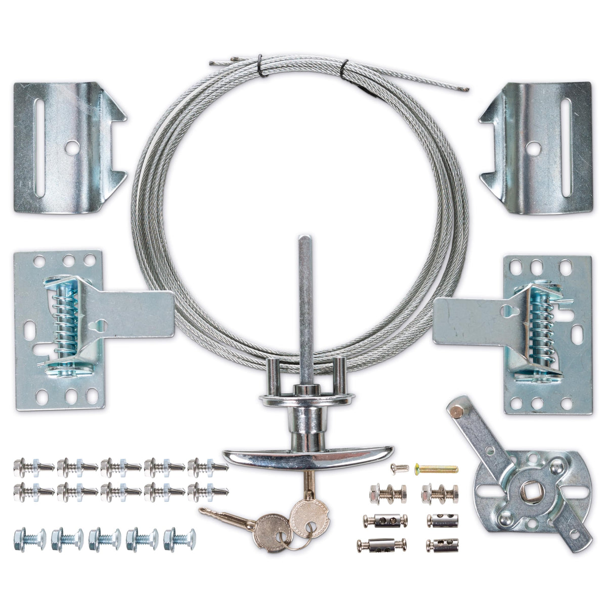 Granatan garage door lock kit with universal compatibility for single and double doors
