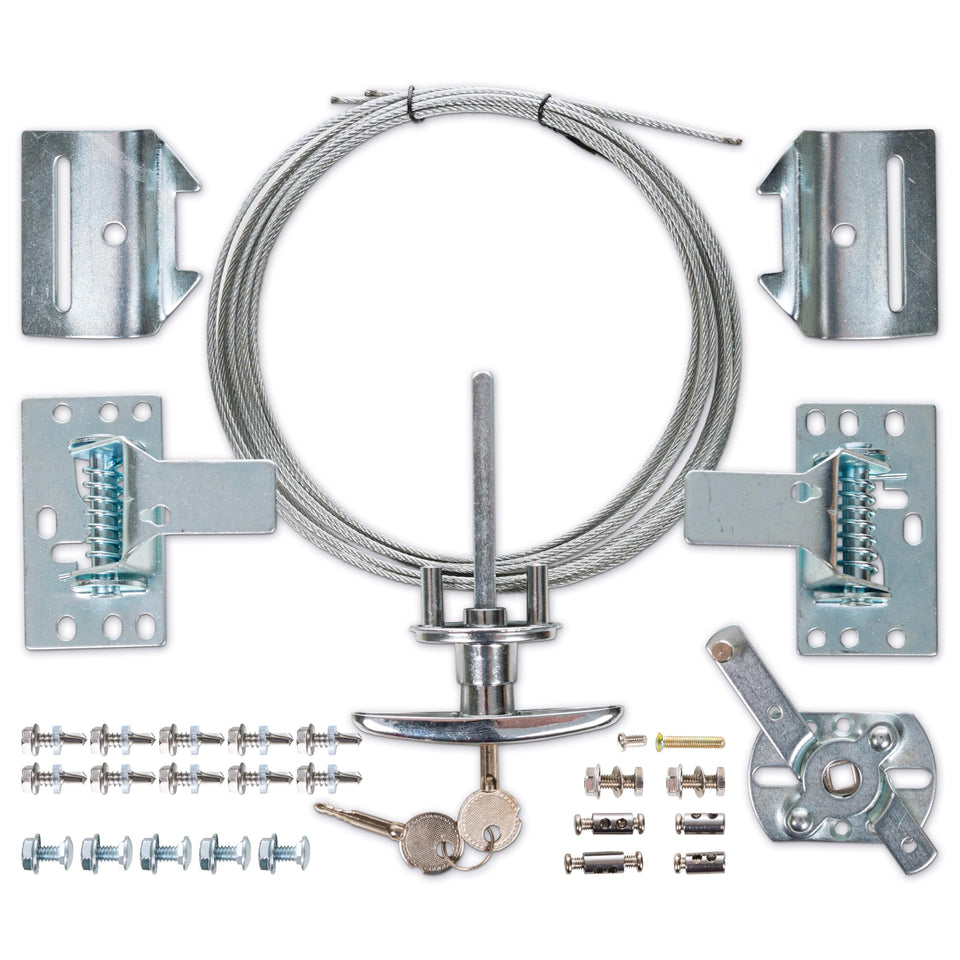 Granatan garage door lock kit with universal compatibility for single and double doors