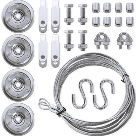 Granatan garage door pulley set with four pulleys for smooth operation.
