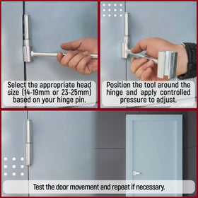 Granatan hinge wrench close-up showing ergonomic grip for comfort