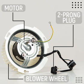 Granatan 2-prong plug for quick plug-and-play installation
