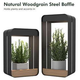Grand Patio S-Rectangle emits warm white light at 3000K for cozy evenings.