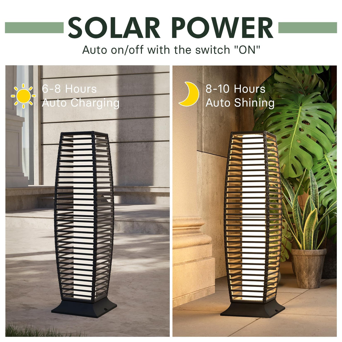 Grand Patio waterproof IP65 outdoor lamp withstands rain and snow for porch ambiance.