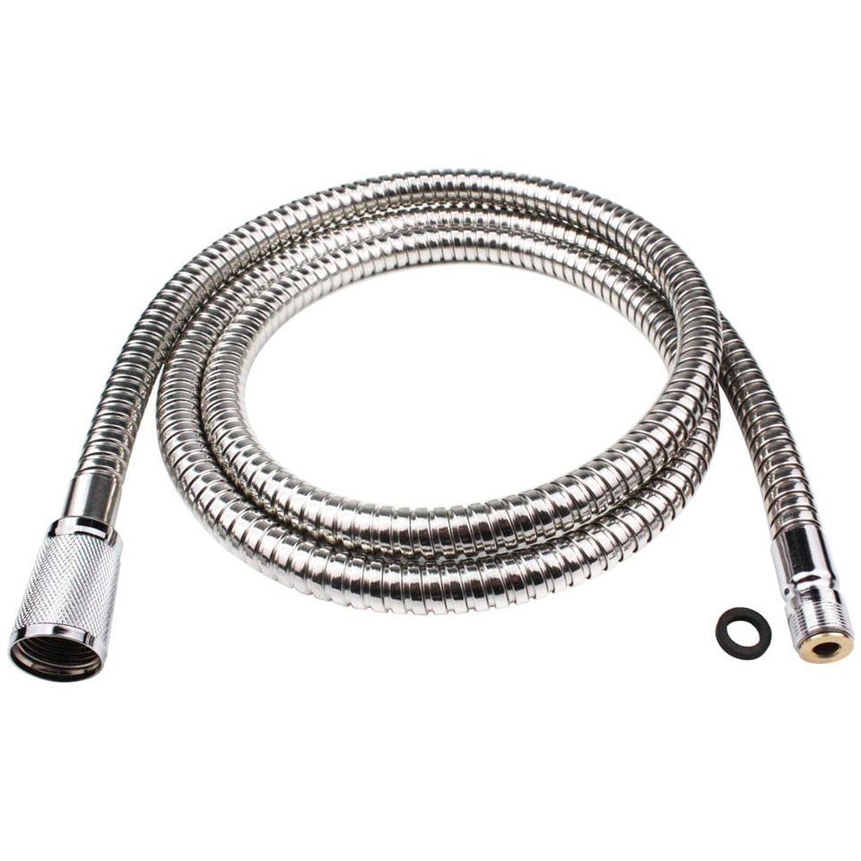 Grandiance 46092000 pull-out spray hose in chrome for Grohe faucets, easy replacement