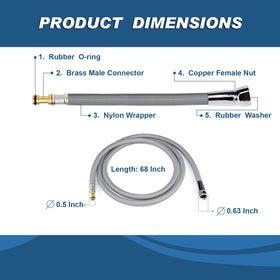 Grandiance hose showing durable nylon wrap for daily use