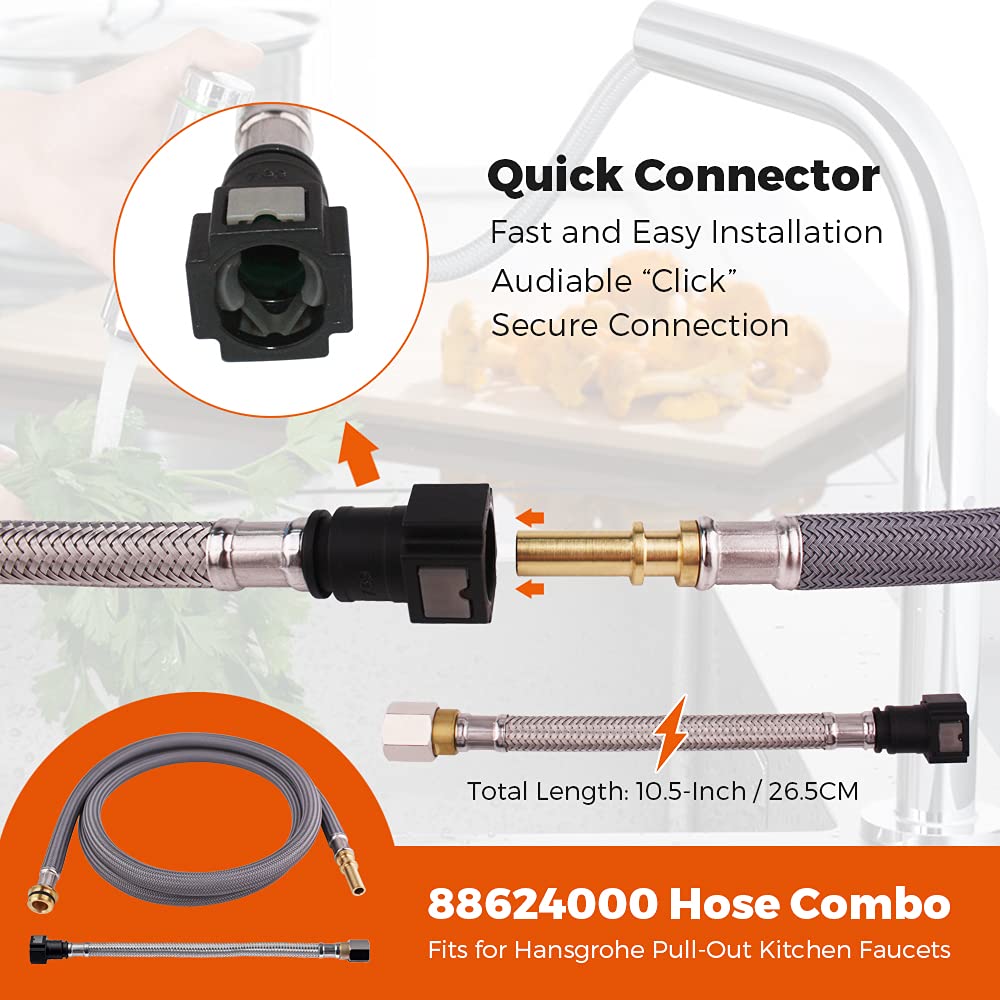 Grandiance nylon inner hose conveys long-lasting flexibility under daily use.