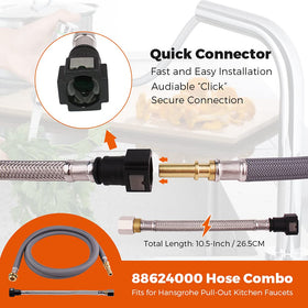 Grandiance nylon inner hose conveys long-lasting flexibility under daily use.