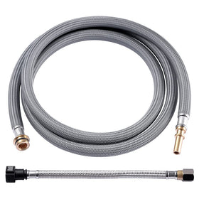 Grandiance pull-out hose 59-inch highlights durable brass connectors for easy installation.