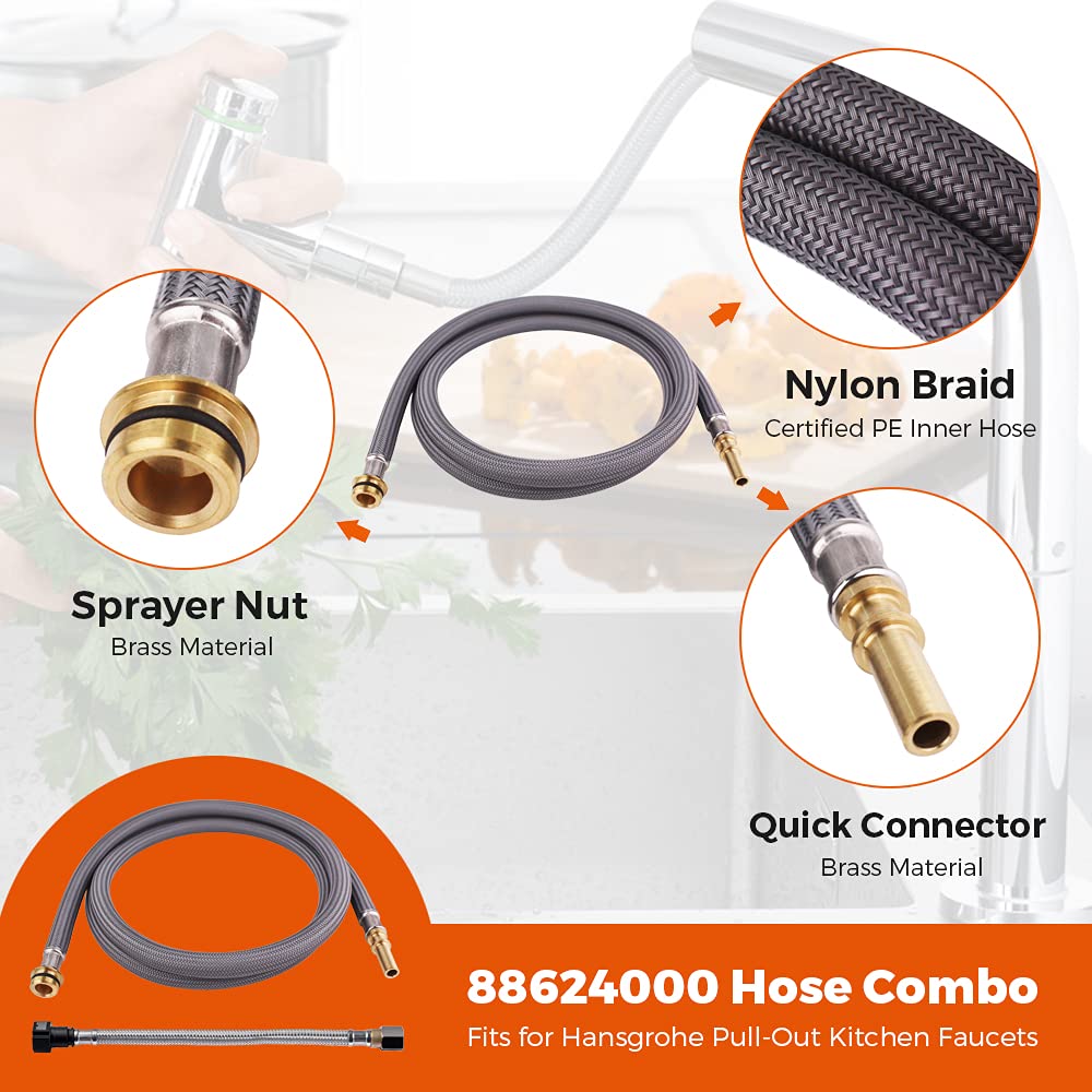 Grandiance quickconnector 10.5-inch end enables fast detach for simple maintenance.