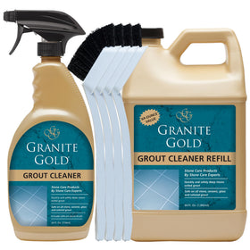 Granite Gold Grout Cleaner bottle front showing spray-ready formula for safe cleaning