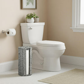 GRANNY SAYS front cutaway and top lid provide dust-free access to rolls.