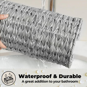 GRANNY SAYS rustproof frame ensures durability in humid bathrooms.