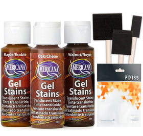 GRAS Art Bundles Americana Gel Stain Walnut 2oz bottle for even coverage and rich color