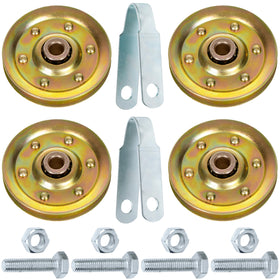 Granatan heavy-duty garage door pulley kit with 3in arbor and 200lb rating.