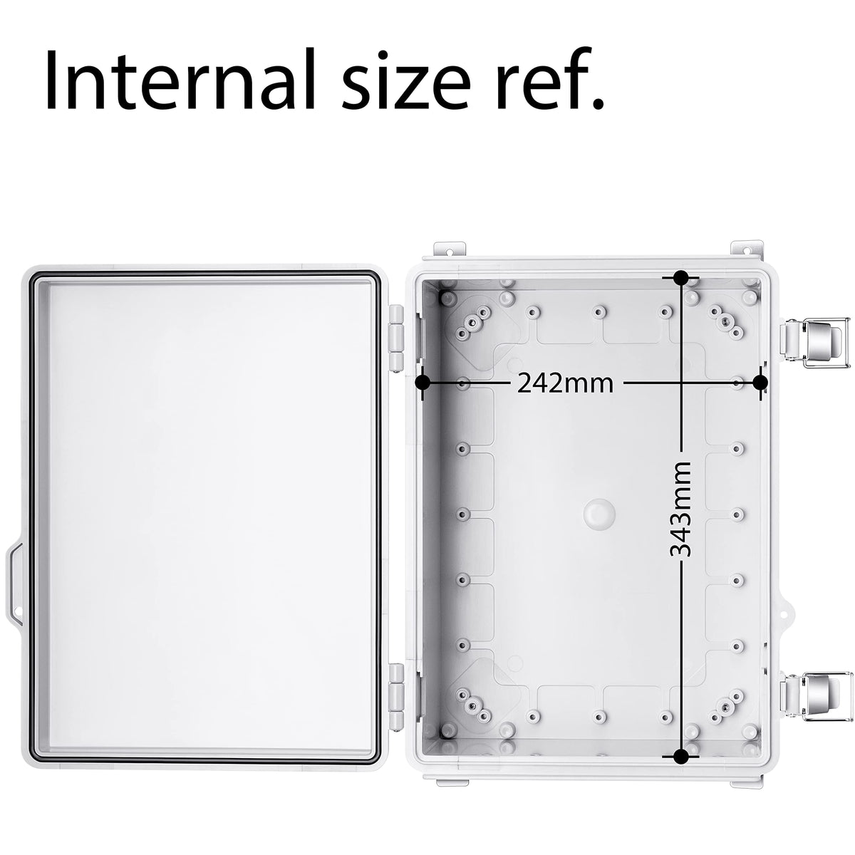 Gratury Junction Box wall bracket included for stable wall mounting.