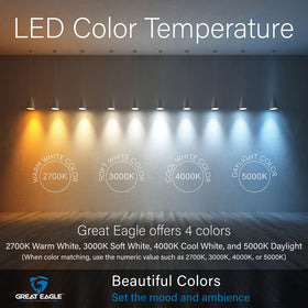 Great Eagle BR30 LED bulb delivers 850 lumens in 5000K daylight
