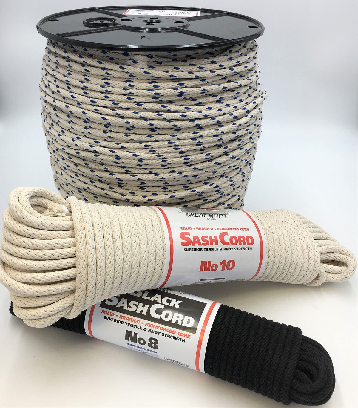 Great White camping and rigging cord for outdoor use.
