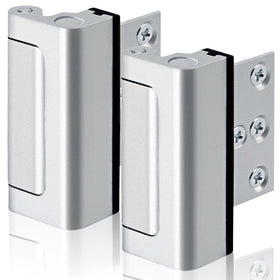 GreaTalent 2PACK front view door reinforcement lock enhances home security with sturdy aluminum build.